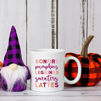 Caneca De Café Fogueira Sazonal Bonfire Suatros Pumpkins Latte