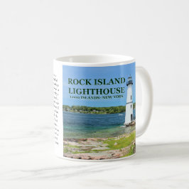 Caneca De Café Foguete Rock Island, Nova York Mug