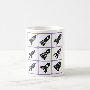 Caneca De Café Foguetes