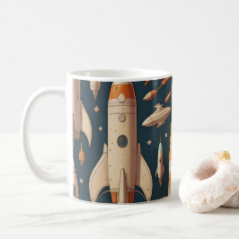 Caneca De Café Foguetes