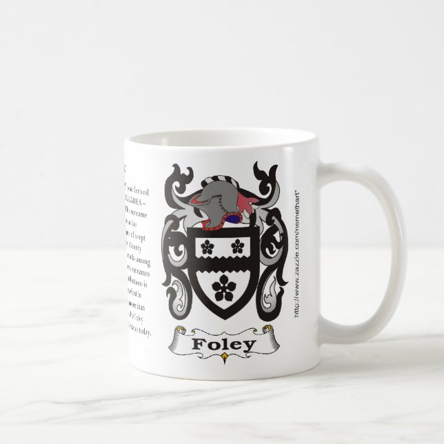 Caneca De Café Foley, a origem, significado e a crista (Direita)