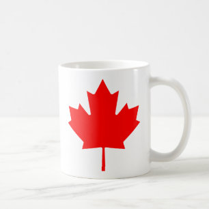 Caneca De Café Folha de bordo canadense