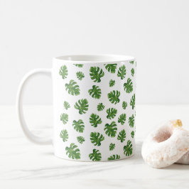 Caneca de Café Folha de Monstera