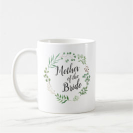 Caneca De Café Folha Wreath Greenerescência Botânica | Mãe De Noi