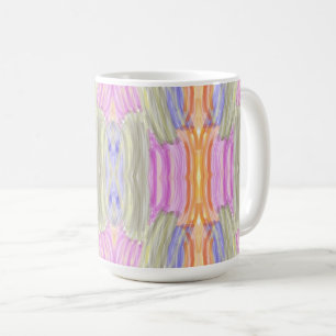Caneca De Café Folhas Coloridas