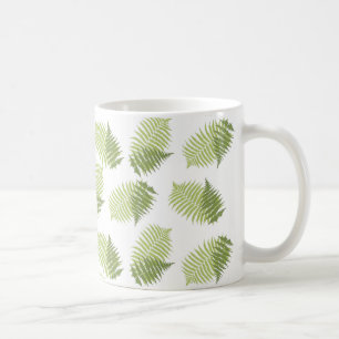 Caneca De Café Folhas da samambaia