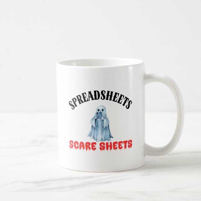 Caneca De Café Folhas de Espalhamento - Contador Engraçado (Direita)