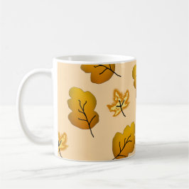 Caneca De Café folhas de outono