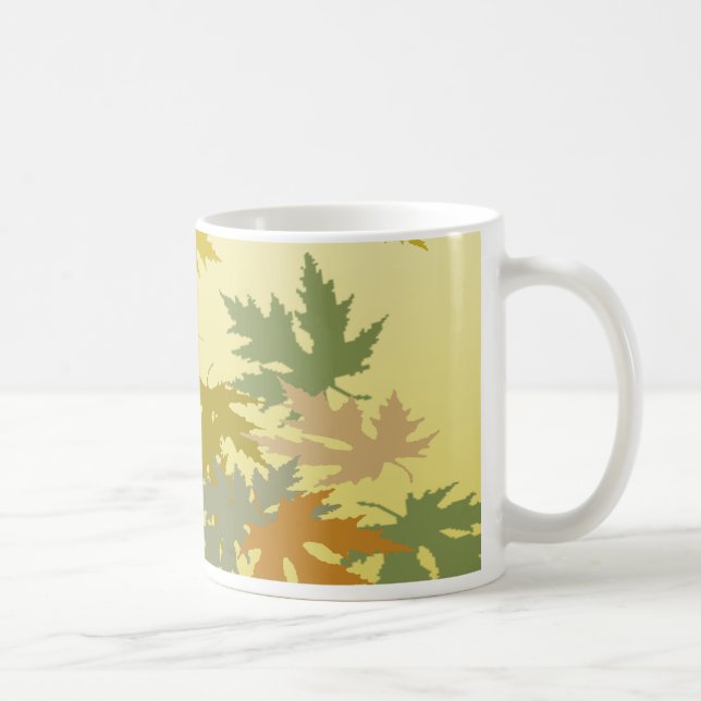Caneca De Café Folhas de outono (Direita)