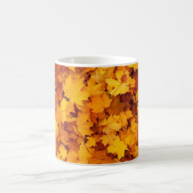 Caneca De Café Folhas de outono (Centro)