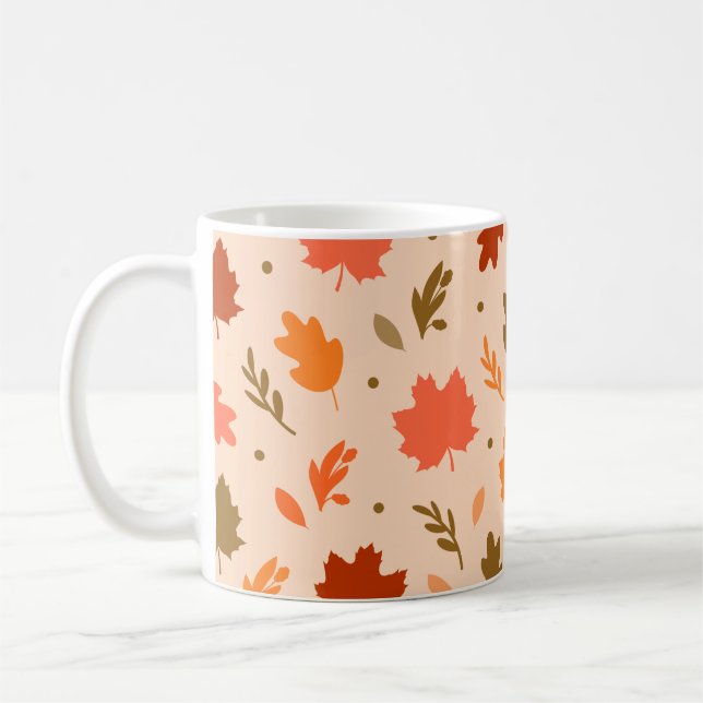 Caneca De Café Folhas de outono (Esquerda)