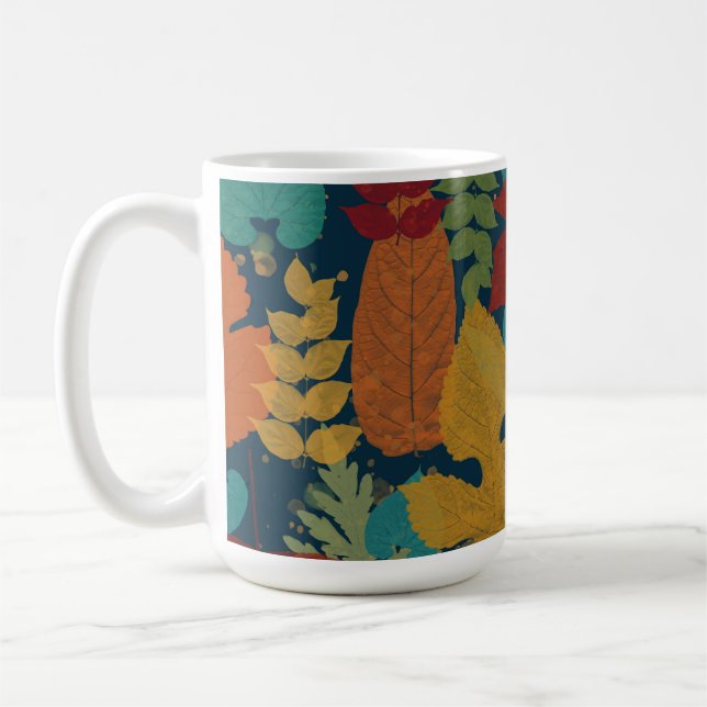 Caneca De Café Folhas de outono (Esquerda)