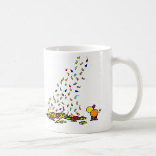 Caneca De Café folhas de queda