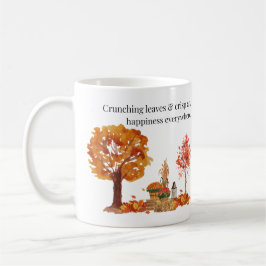 Caneca De Café Folhas de resfriamento e Ar de Crise Caiu Mug - Au