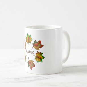 Caneca De Café Folhas do outono