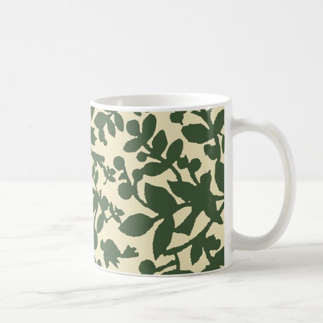 Caneca De Café Folhas e aves (Direita)