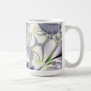 Caneca De Café Folhas Roxas
