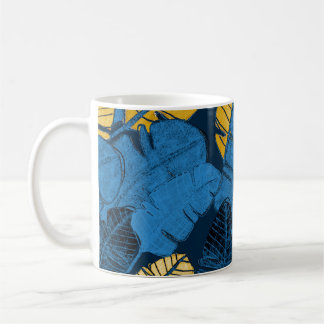 Caneca De Café Folhas Tropicais Desenhadas À Mão: Insoltas