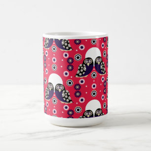 Caneca De Café Folk Art Owl