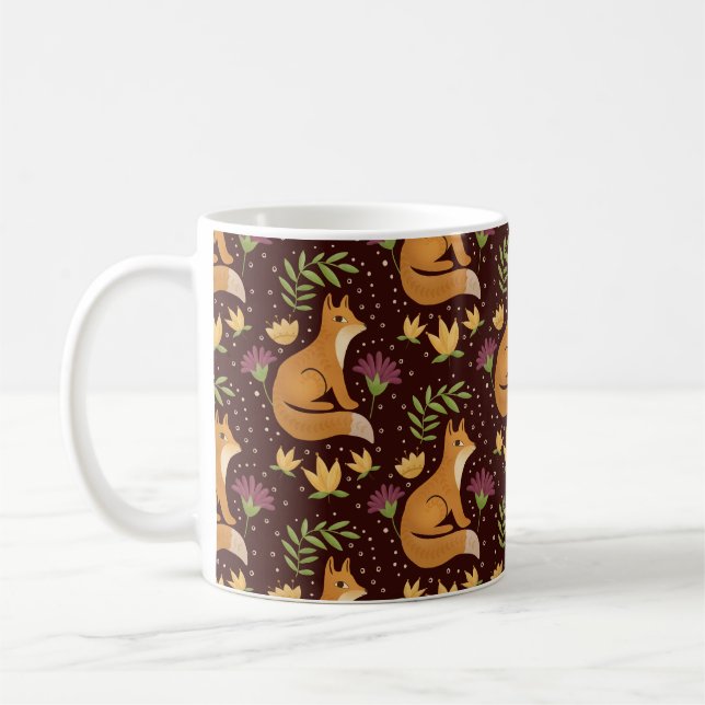 Caneca De Café Folk Foxes Mug (Esquerda)
