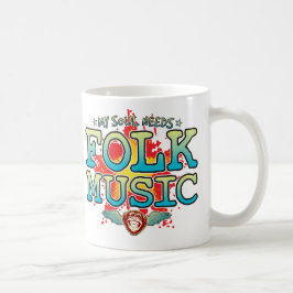 Caneca De Café Folk Music Soul Mug