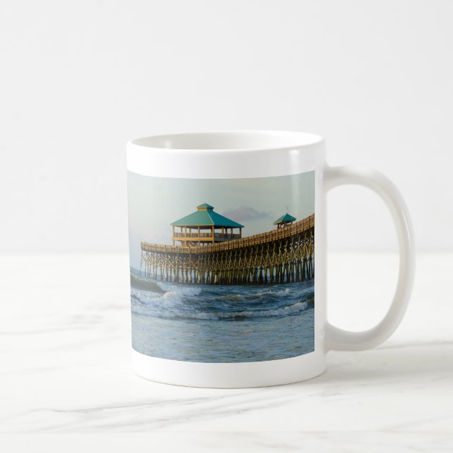 Caneca De Café Folly Pier Morning Coffee Mug (Direita)