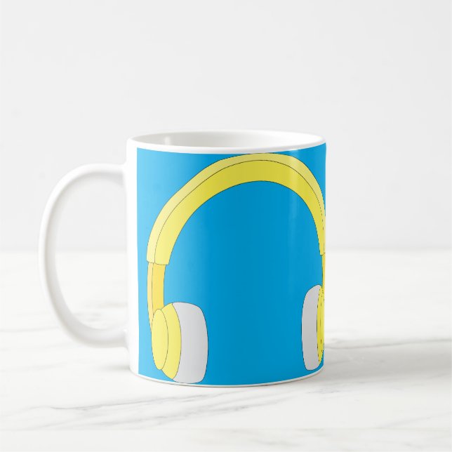 Caneca De Café Fones de ouvido (Esquerda)