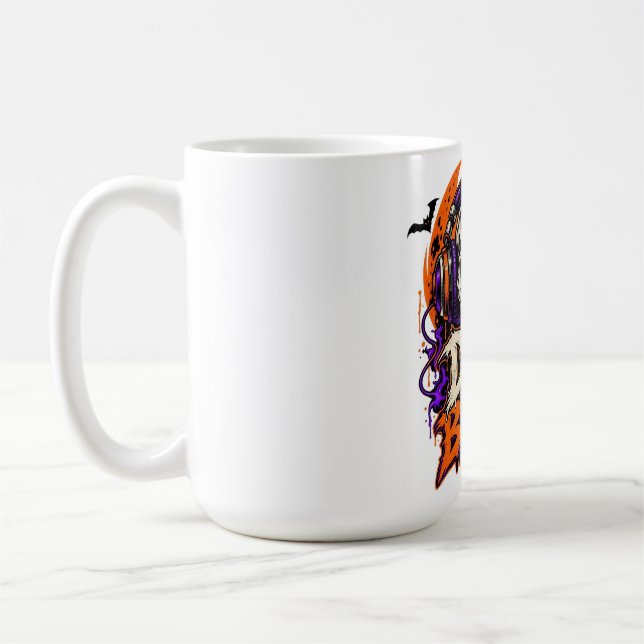 Caneca De Café Fones de Ouvido Caveira Dead Beats (Esquerda)