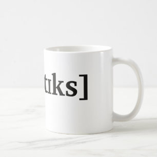 Caneca De Café Fonética no IPA. Preto