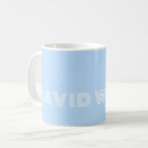 Fonte Divertida Azul Claro e Branco Nome Moderno 0