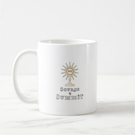 Caneca De Café Fonte e Cúpula: Santo Eucarista