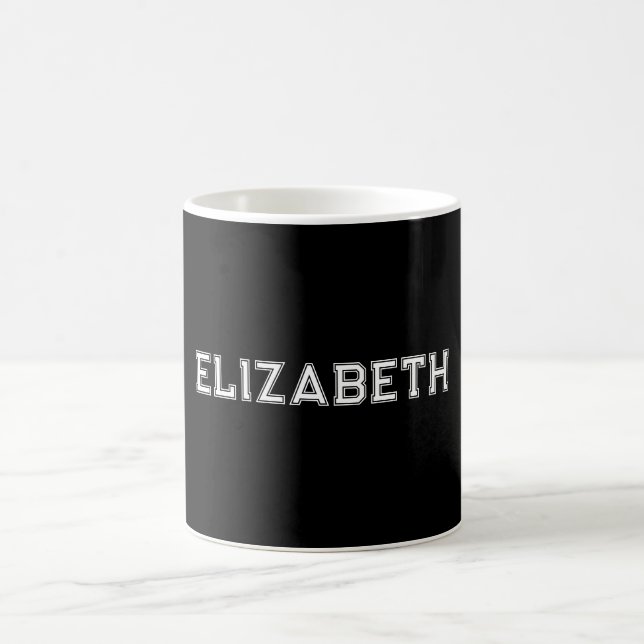 Caneca De Café fonte monograma da Universidade Preta (Centro)