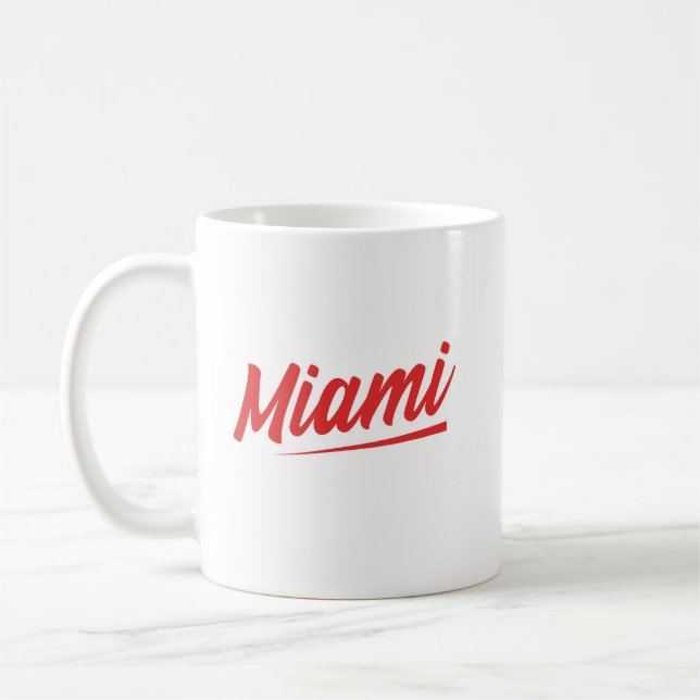 Caneca De Café Fonte Vermelha Miami (Esquerda)