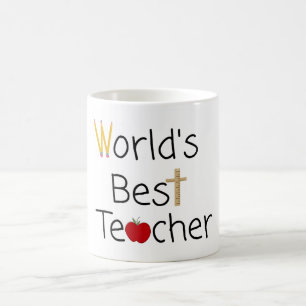 Caneca De Café Fontes de escola legal do melhor professor do