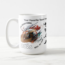Caneca De Café Football 2026 Coffee Mug– Mexico USA Canada Design