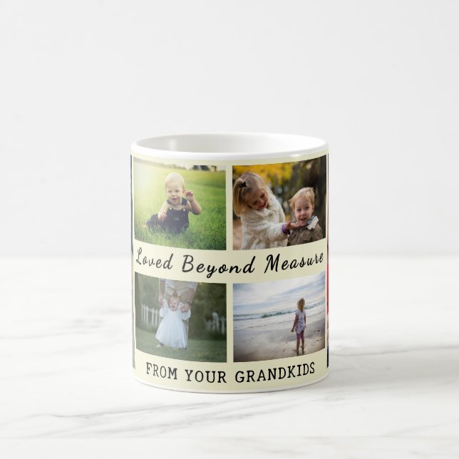 Caneca De Café For Grandma & Grandpa – Loved Beyond Measure Mug (Centro)