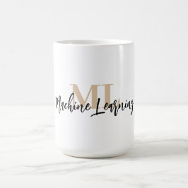 Caneca De Café For ML Lovers & Tech Enthusiasts – White ML Mug 💻