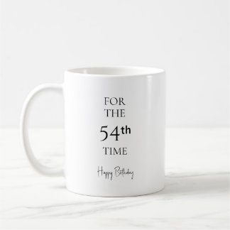 Caneca De Café For The 54th Time Happy Birthday