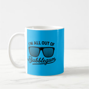 Caneca De Café Fora De Chiclete Gles Angustiado Vintage Engraçado