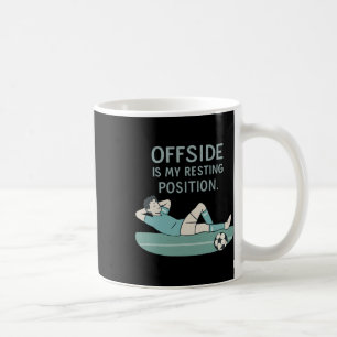 Caneca De Café Fora de Jogo é Minha Posição de Repouso Citação Di