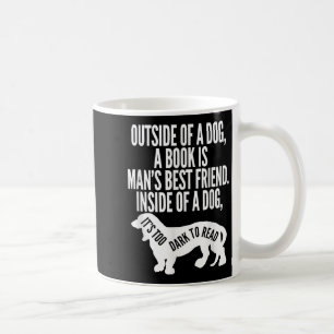 Caneca De Café Fora De Um Cachorro Um Livro É Vestuário De Amigo