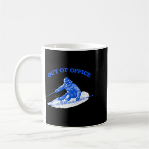 Caneca De Café Fora do Escritório Esquiador de Esqui Férias Diver