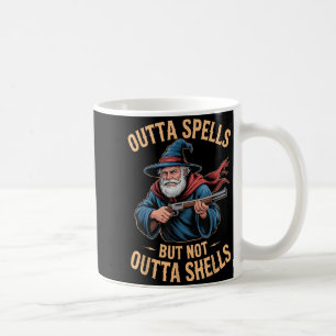 Caneca De Café Fora Feitiços Mas Não Fora Conchas Mágico Fantasia