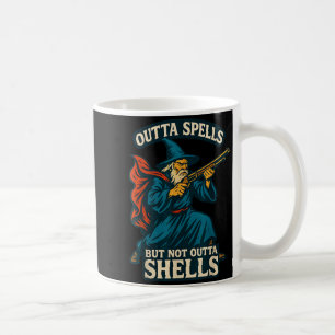 Caneca De Café Fora Feitiços, Mas Não Fora Conchas Vintage 