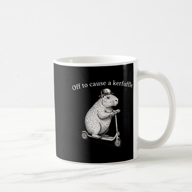 Caneca De Café Fora Para Causar Um Confusão Divertido Silly Groun (Direita)