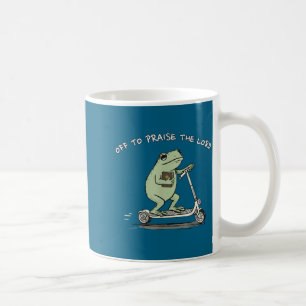 Caneca De Café Fora para Louvar ao Senhor Funny Christian Meme Fr