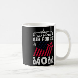Caneca De Café Força Aérea Orgulhosa Mãe Família Militar da Força