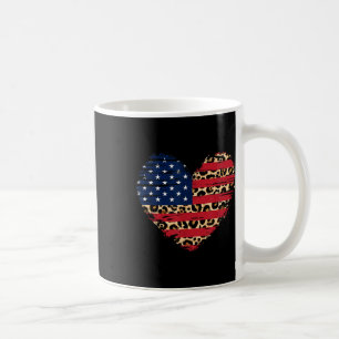 Caneca De Café Forças Armadas Patrióticas Americanas do Coração d