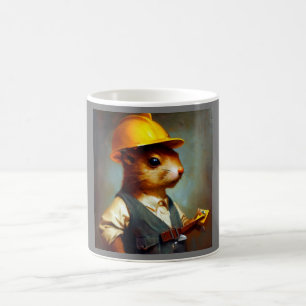Caneca De Café Foreman de Construção de Esquilo