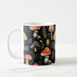 Caneca De Café Forest Mushroom e Fern